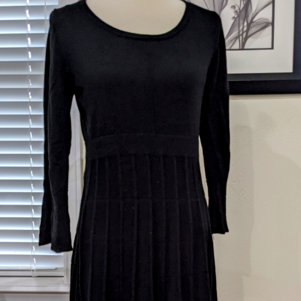 NWOT black knit Calvin Klein dress